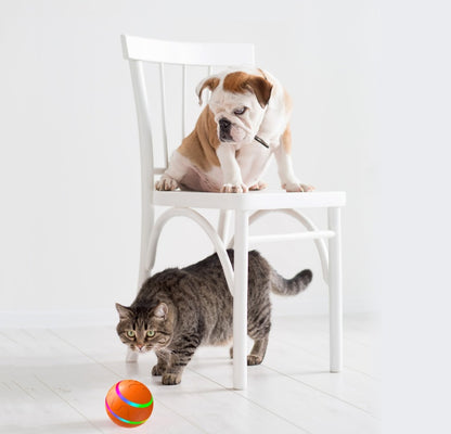 USB Cat Toy: Interactive Self Rotating Ball for Pet Fun