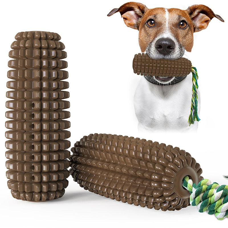 Corn Shaped Dog Chew and Dental Toy