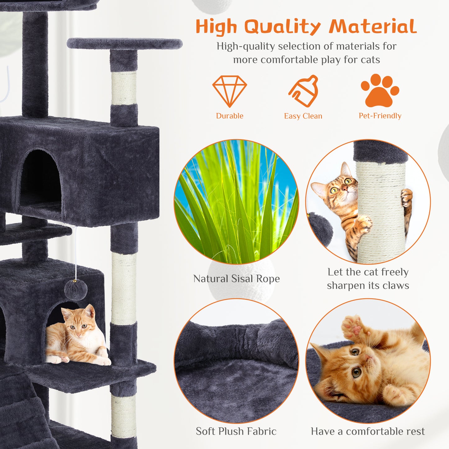 Multi-Functional Cat Climbing Tree