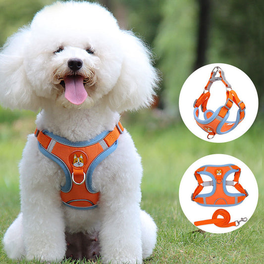 Soft Chest Strap Dog Harness Comfortable & Reflective