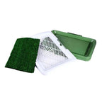 Indoor Dog Grass Potty Trainer - Three-Layer Toilet Solution