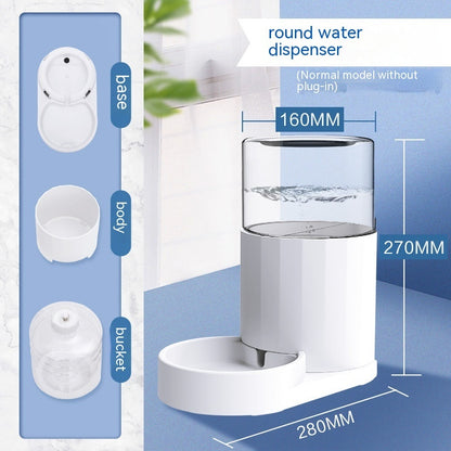 Automatic Cat Water Fountain Food-Grade Hydration Dispenser