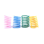 Colorful Plastic Spring Cat Toy 4PCS Interactive Pet Supplies