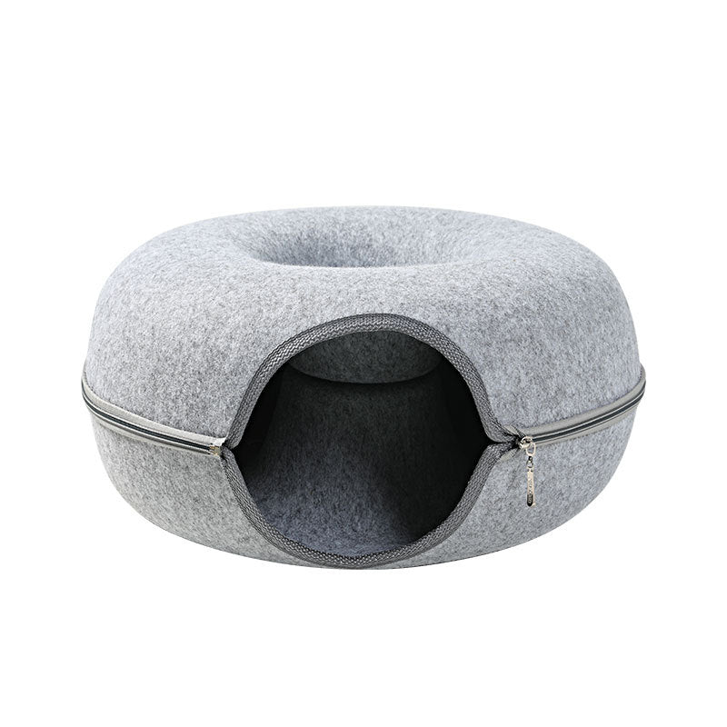 Round Woolen Cat Nest Four Seasons Available