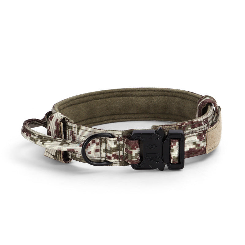 Tactical Dog Collar – Adjustable Military Nylon with Metal Buckle