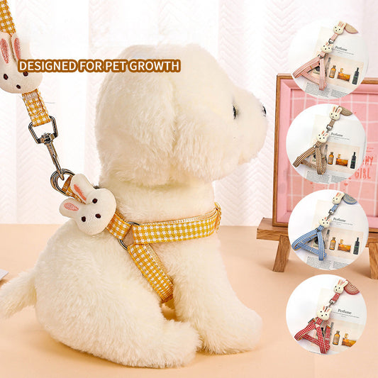 Small Dog Cute Harness & Leash