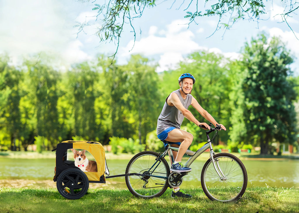 ToyTigris Heavy Duty Foldable Bicycle Trailer