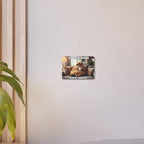 Metal Art Sign - Funny Cat Wall Art