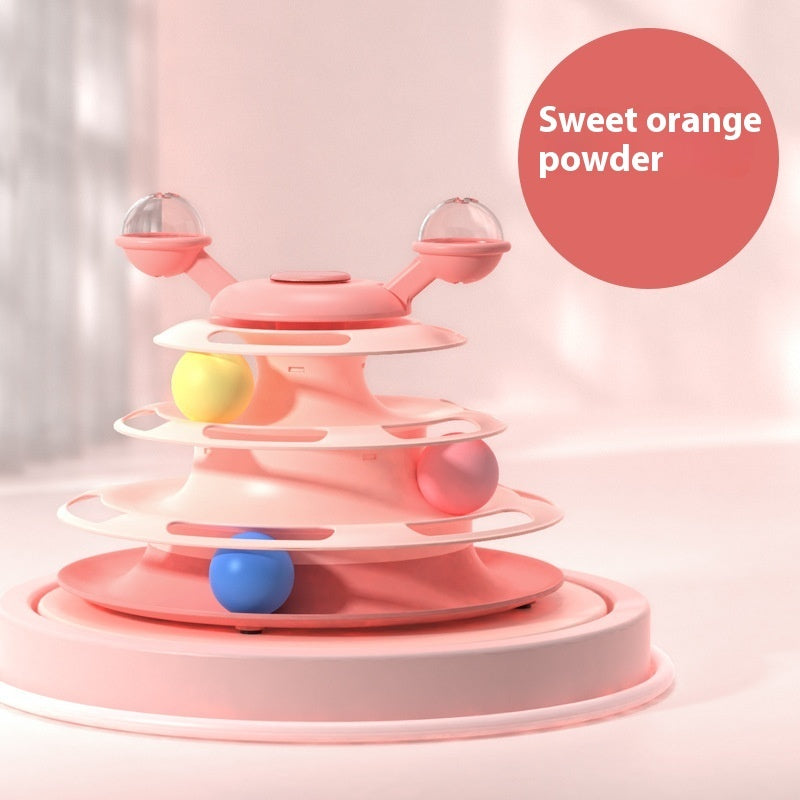 4 Level Educational Cat Tower Toy