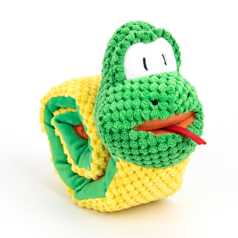 IQ Training Squeaky Snake Dog Toy