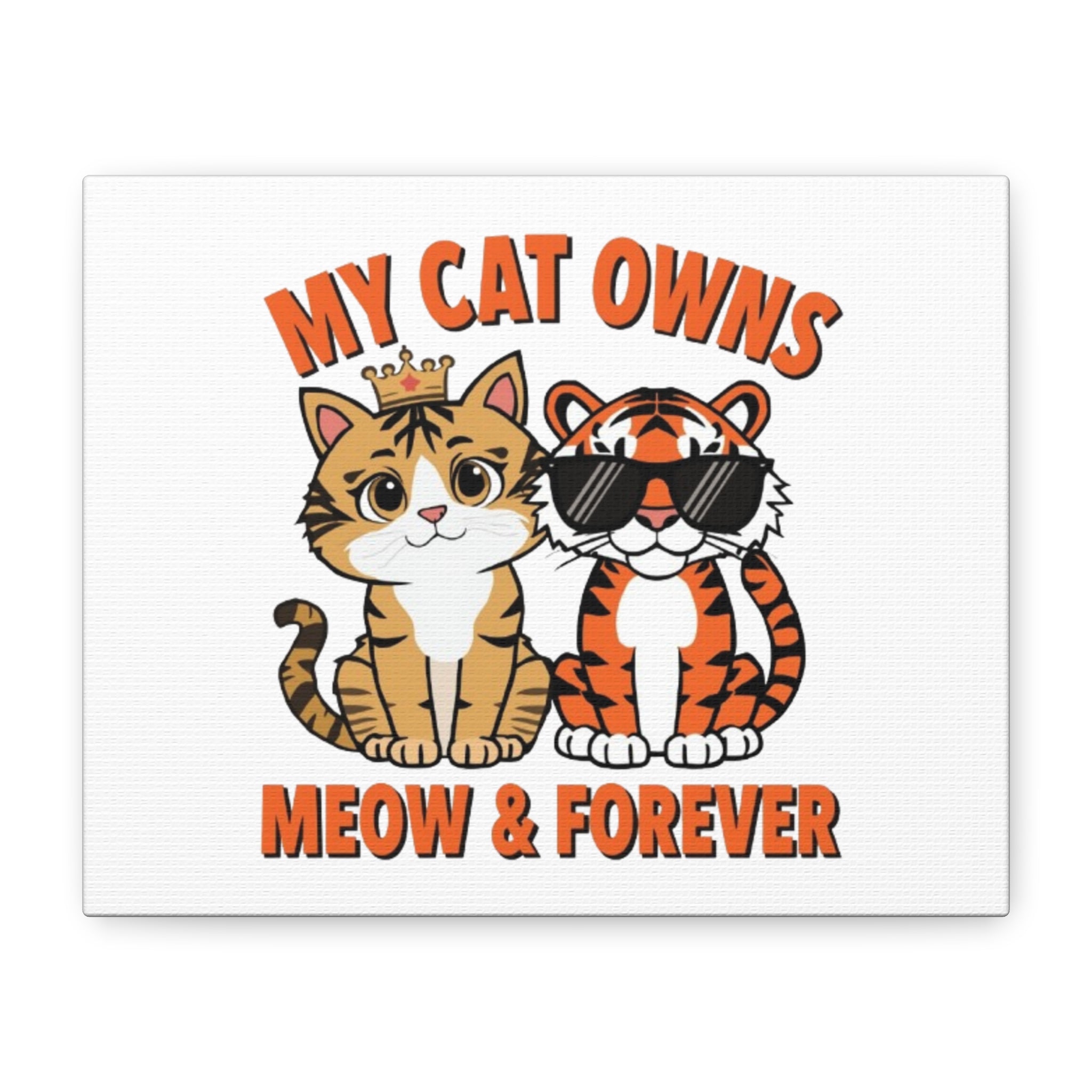 Wandbild – Katzen-Meme