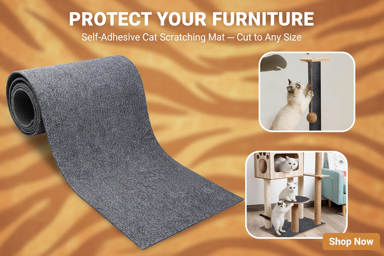 Pruning Cat Scratch Carpet Self-adhesive Mat Suitable Tree Cats