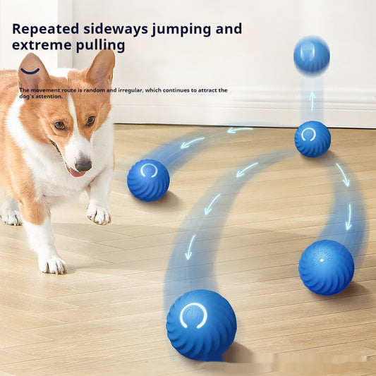 Jumping Smart Dog Toy Ball Interactive Bouncing Pet Toy