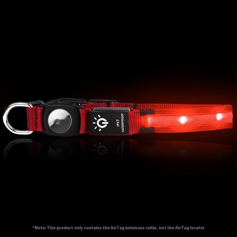 Wasserdichtes LED-Halsband für Haustiere