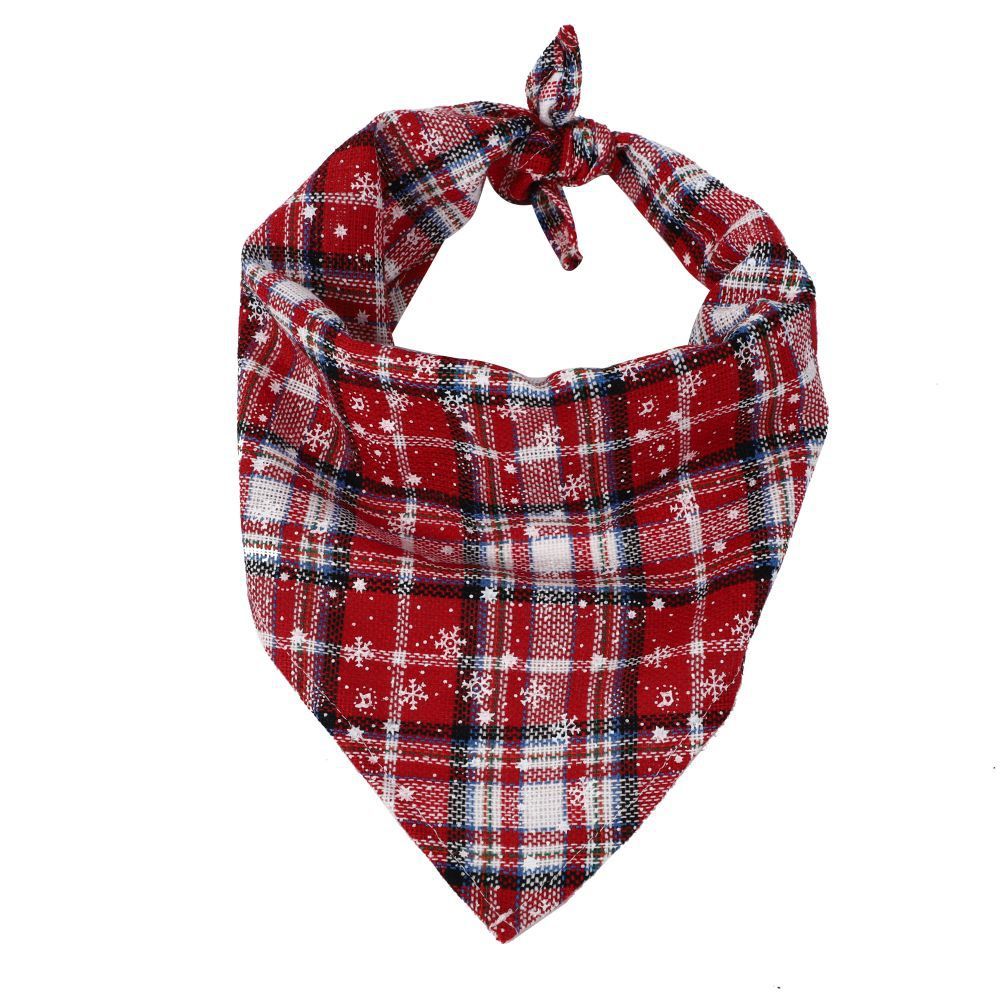Christmas Pet Bandana – Santa & Reindeer Print