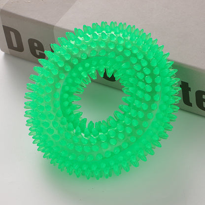 TPR Spiky Dog Toy Ball Durable Chew & Play