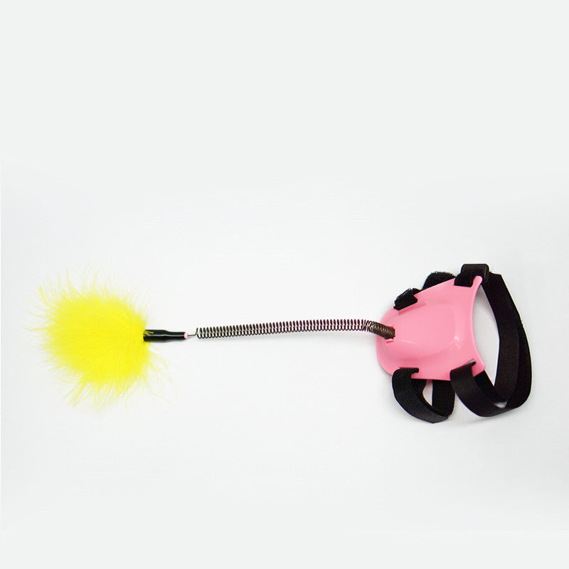 Cat Toy Stick with Strong Feathers
