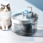 Wireless Cat Water Fountain Rechargeable Automatic Pet Feeder