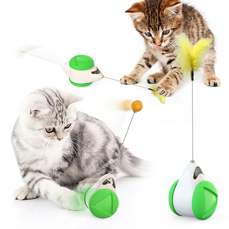 ToyTigris Balance Swinging Car Cat Toy