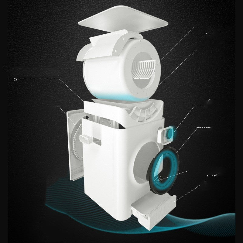 Fully Automatic Cat Litter Box Intelligent Self-Cleaning Enclosed Toilet