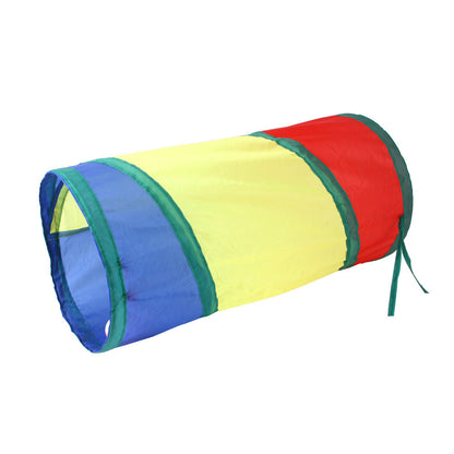 Tunnel Cat Toy Rainbow Interactive Play Tunnel for Cats