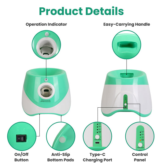 Automatic Dog Toy Ball Launcher With 3 Adjustable Launch Distance
