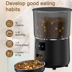 Pet 4L Smart Graffiti APP Automatic Pet Feeder
