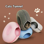 Round Woolen Cat Nest Four Seasons Available