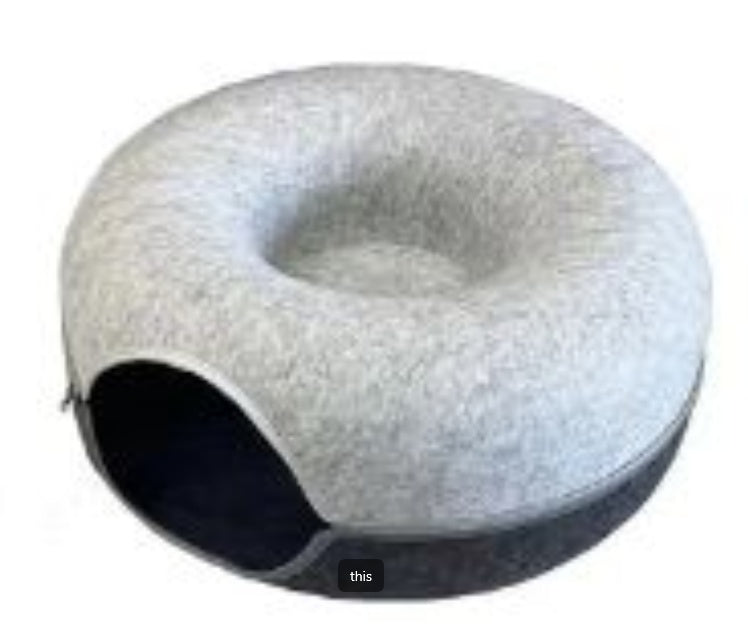 Round Woolen Cat Nest Four Seasons Available