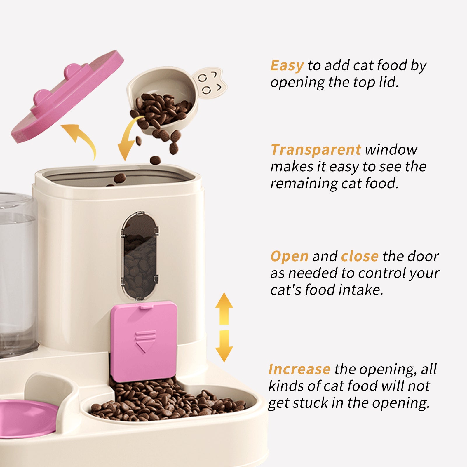 Fully Automatic 2in1 Cat Food Dispenser