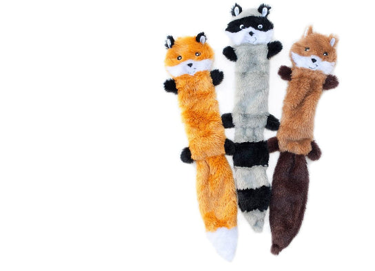 Squeaky Long Plush Animal Dog Toy