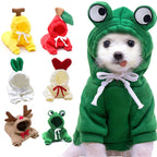 Warm Winter Dog Fruit Hoodie