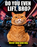 Cat muscle arms