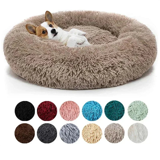 Calm Dog Bed Round Plush