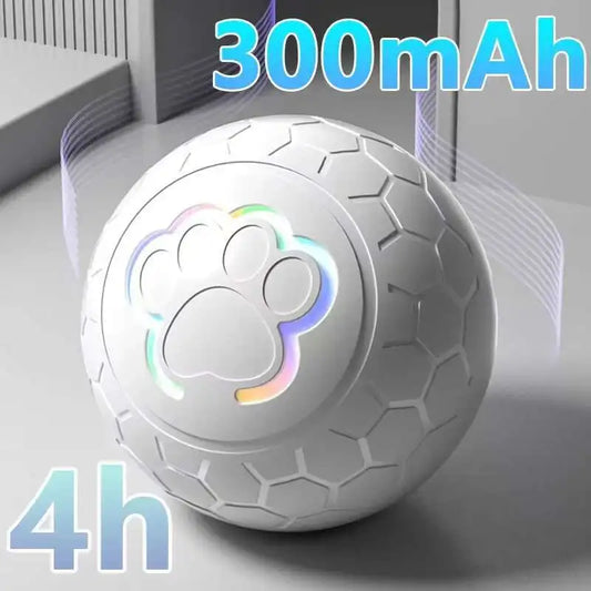 Smart Dog Toy Ball With RGB Lights Bouncing And Rolling