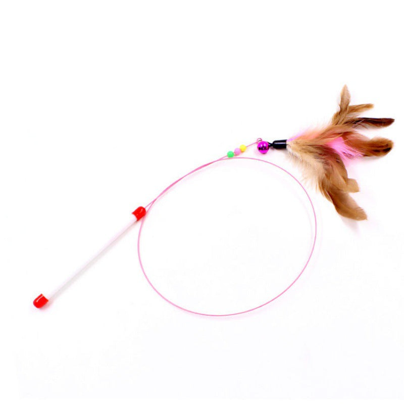 ToyTigris Handsfree Cat Teaser Stick