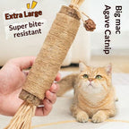 ToyTigris Natural Sisal Catnip Dental Stick