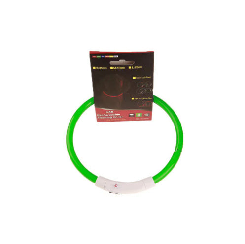 USB wiederaufladbares LED-Hundehalsband