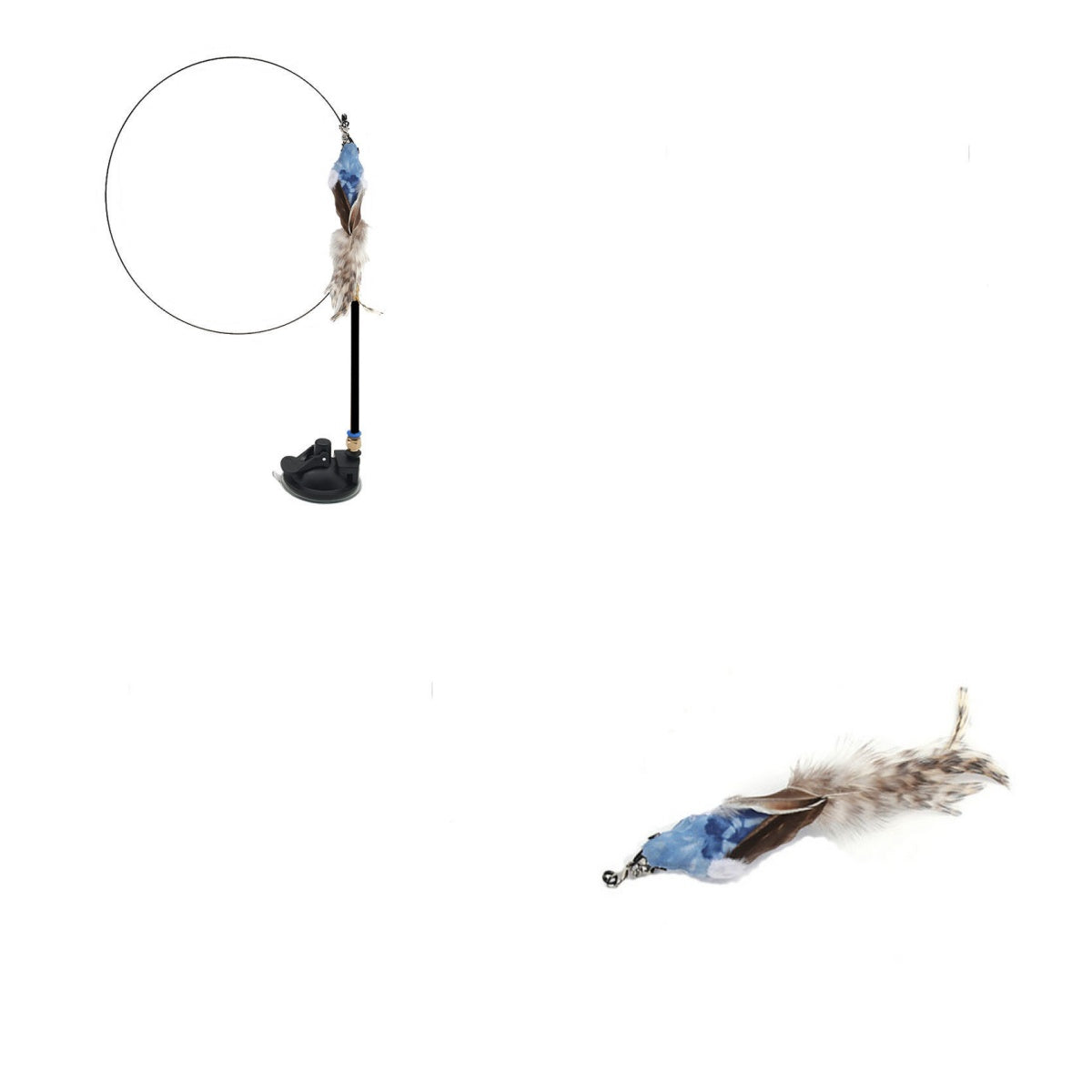 ToyTigris Handsfree Cat Teaser Stick
