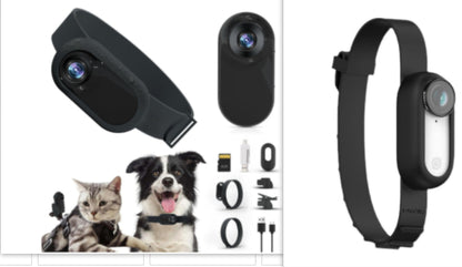 ToyTigris Haustierhalsband-Kamera für Katzen und Hunde