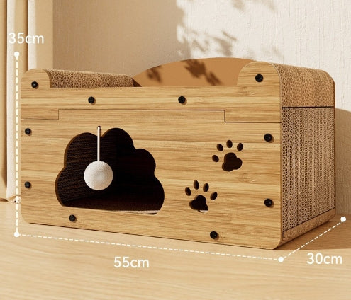 ToyTigris Premium Sisal and Corrugated Cat Scratchers