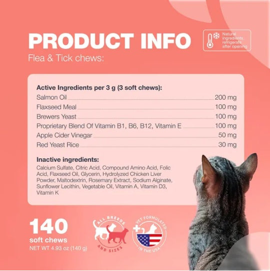 Salmon Flavor Supplements For Cats All Breeds & Ages