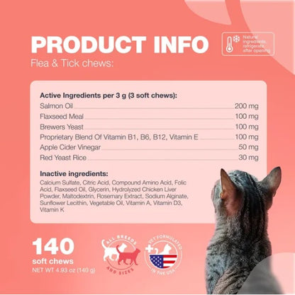 Salmon Flavor Supplements For Cats All Breeds & Ages