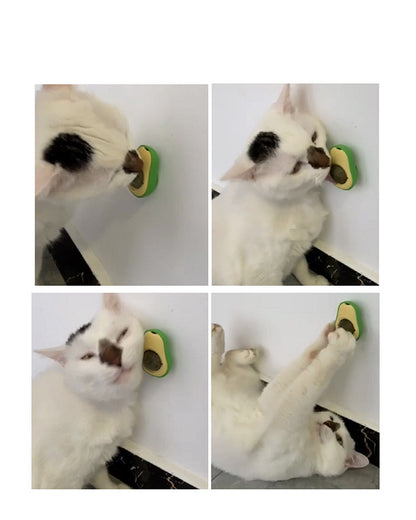 360 Rotating Avocado Catnip Toy
