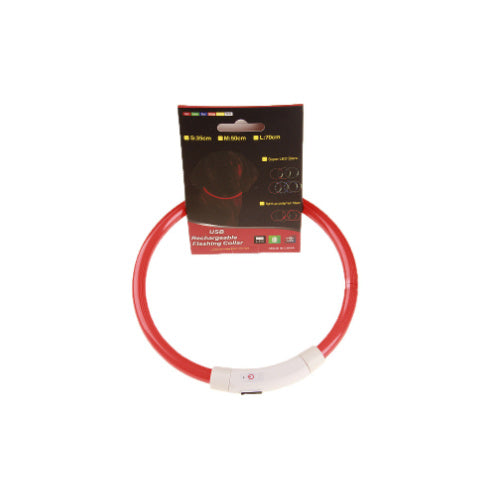 USB wiederaufladbares LED-Hundehalsband