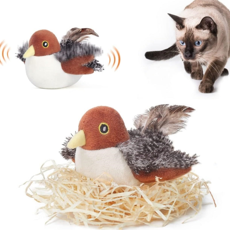 Simulation Mouse And Bird For Cats