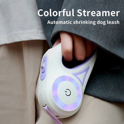 Retractable Dog Leash with LED Lights