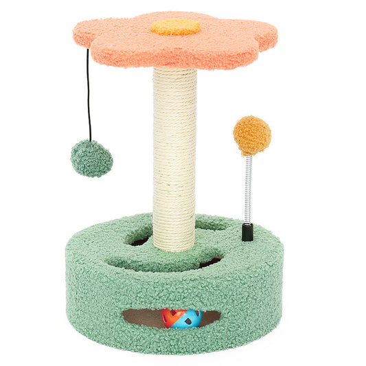 Durable & Interactive Cat Scratch Tree Toy