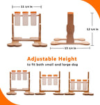 The Loobani Wooden Snack Feeder Toy for Dogs
