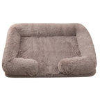 Winter Plush Dog Bed
